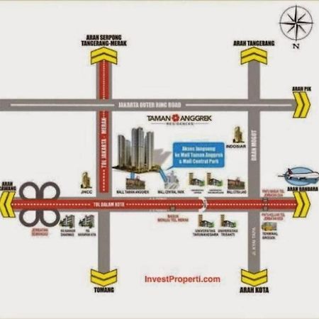 Homy 2 Bedroom Apartment Near Shopping Malls Jakarta Exterior foto