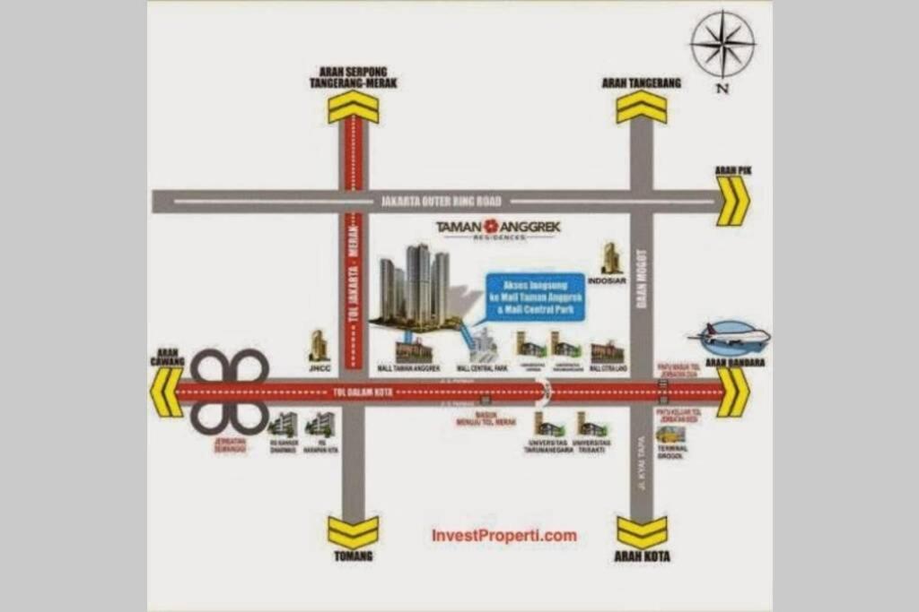 Homy 2 Bedroom Apartment Near Shopping Malls Jakarta Exterior foto